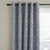 Dunelm Chevron Printed Navy Blackout Eyelet Curtains 1 Dunelm Chevron Printed Navy Blackout Eyelet Curtains -Dunelm Shop 30779281