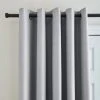 Dunelm Berlin Thermal Blackout Grey Eyelet Door Curtain 1 Dunelm Berlin Thermal Blackout Grey Eyelet Door Curtain -Dunelm Shop 30779724
