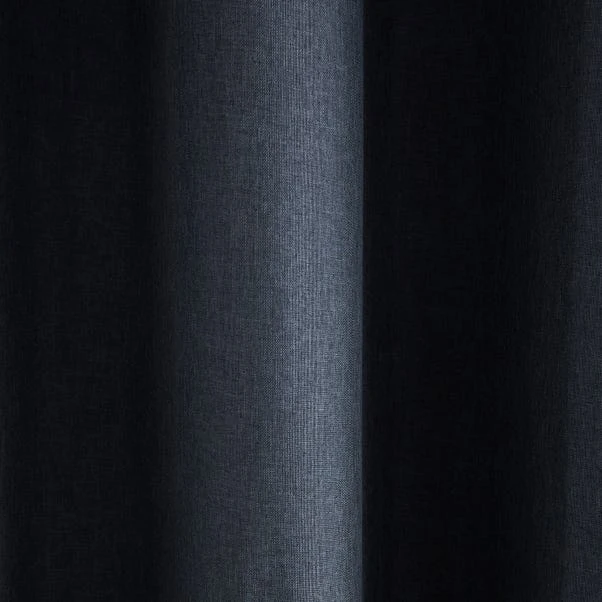 Dunelm Berlin Thermal Blackout Charcoal Eyelet Door Curtain 5 Dunelm Berlin Thermal Blackout Charcoal Eyelet Door Curtain - Image 3
