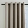 Dunelm Berlin Thermal Blackout Linen Eyelet Door Curtain -Dunelm Shop 30779728