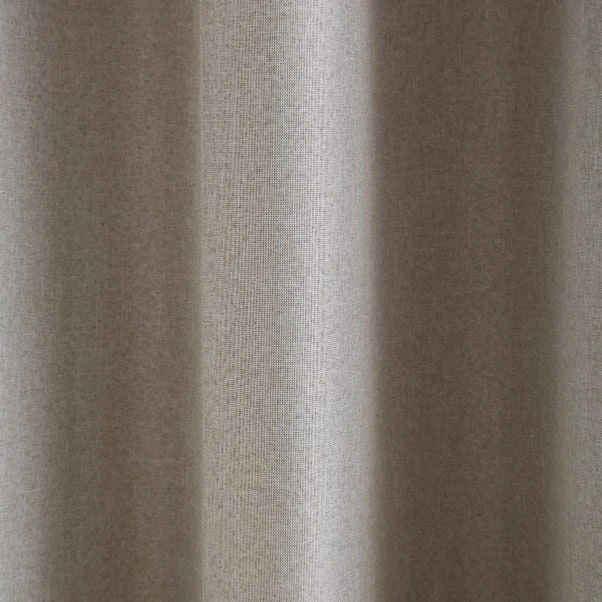 Dunelm Berlin Thermal Blackout Linen Eyelet Door Curtain 5 Dunelm Berlin Thermal Blackout Linen Eyelet Door Curtain - Image 3