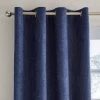Dunelm Ensley Chenille Thermal Luxe Navy Eyelet Curtains 1 Dunelm Ensley Chenille Thermal Luxe Navy Eyelet Curtains -Dunelm Shop 30779746