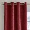 Dunelm Ensley Chenille Thermal Red Eyelet Curtains 2 Dunelm Ensley Chenille Thermal Red Eyelet Curtains -Dunelm Shop 30779782