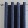 Dunelm Ensley Chenille Luxe Navy Eyelet Door Curtain 2 Dunelm Ensley Chenille Luxe Navy Eyelet Door Curtain -Dunelm Shop 30779938