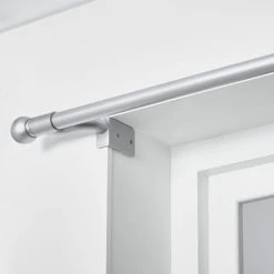 Dunelm No Drills Extendable Eyelet Curtain Pole
