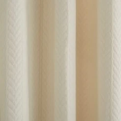 Dunelm Pinsonic Plait Ivory Eyelet Curtains -Dunelm Shop 30788426 alt02