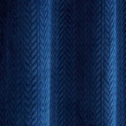 Dunelm Pinsonic Plait Luxe Navy Eyelet Curtains -Dunelm Shop 30788438 alt02