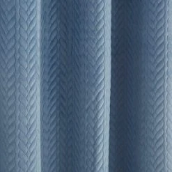 Dunelm Pinsonic Plait Ashley Blue Eyelet Curtains -Dunelm Shop 30788444 alt02