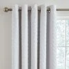 Dunelm Edison Embossed Textured White Blackout Eyelet Curtains 2 Dunelm Edison Embossed Textured White Blackout Eyelet Curtains -Dunelm Shop 30788500