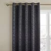 Dunelm Pearl Print Black Eyelet Curtains 1 Dunelm Pearl Print Black Eyelet Curtains -Dunelm Shop 30788746