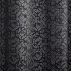 Dunelm Pearl Print Black Eyelet Curtains 8 Dunelm Pearl Print Black Eyelet Curtains -Dunelm Shop 30788746 alt02