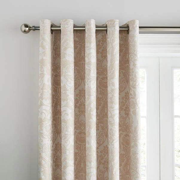 Dorma Winchester Champagne Blackout Eyelet Curtain 3 Dorma Winchester Champagne Blackout Eyelet Curtain
