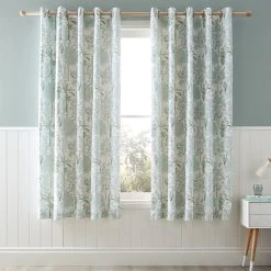 Dunelm Botanical Trees Sage Eyelet Curtains 9 Dunelm Botanical Trees Sage Eyelet Curtains -Dunelm Shop 30798227 alt01