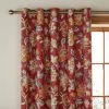 Dorma Samira Saffron Red Blackout Eyelet Curtains 1 Dorma Samira Saffron Red Blackout Eyelet Curtains -Dunelm Shop 30799118