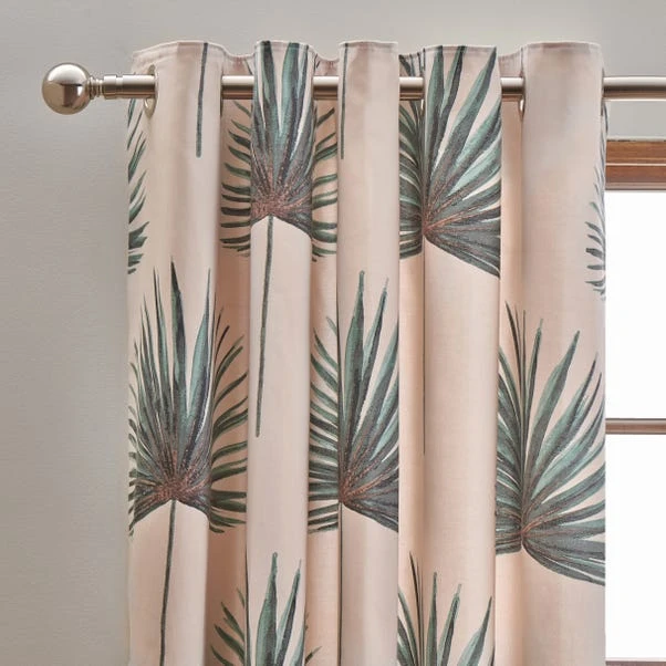 Dunelm Palm Natural Eyelet Curtains 3 Dunelm Palm Natural Eyelet Curtains