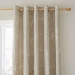 Dunelm Artisanal Natural Eyelet Curtains