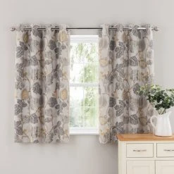 Dunelm Chianti Jacobean Ochre Eyelet Curtains 13 Dunelm Chianti Jacobean Ochre Eyelet Curtains -Dunelm Shop 30808512 alt05