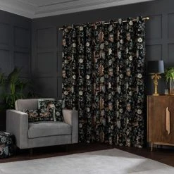 Dunelm Paradise Cheetah Green Eyelet Curtains 11 Dunelm Paradise Cheetah Green Eyelet Curtains -Dunelm Shop 30808542 alt04