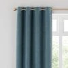 Dunelm Luna Brushed Pacific Blue Blackout Eyelet Curtains 2 Dunelm Luna Brushed Pacific Blue Blackout Eyelet Curtains -Dunelm Shop 30808572