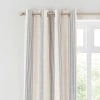 Churchgate Recycled Cotton Stripe Eyelet Curtains 2 Churchgate Recycled Cotton Stripe Eyelet Curtains -Dunelm Shop 30808592
