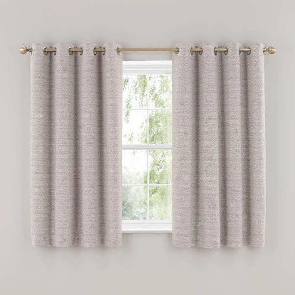 Churchgate Woodhouse Boucle Grey Eyelet Curtains 7 Churchgate Woodhouse Boucle Grey Eyelet Curtains - Image 5