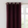 Dunelm Satin Merlot Eyelet Curtains 1 Dunelm Satin Merlot Eyelet Curtains -Dunelm Shop 30808740