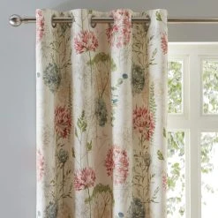 Dunelm Country Meadow Natural Eyelet Curtains