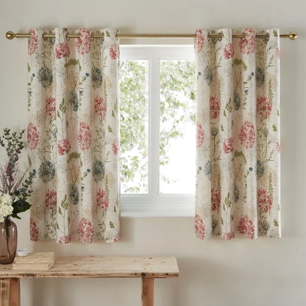 Dunelm Country Meadow Natural Eyelet Curtains 7 Dunelm Country Meadow Natural Eyelet Curtains - Image 5