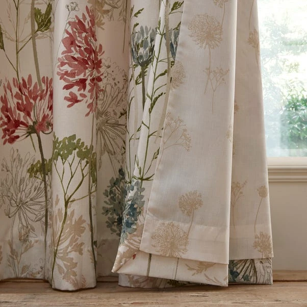 Dunelm Country Meadow Natural Eyelet Curtains 8 Dunelm Country Meadow Natural Eyelet Curtains - Image 6