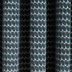 Dunelm Laurent Geo Teal Eyelet Curtains -Dunelm Shop 30809353 alt02