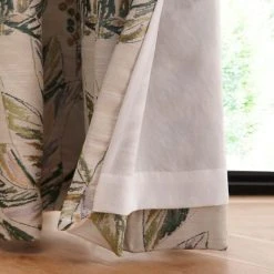 Dunelm Sapo Green Eyelet Curtains -Dunelm Shop 30809363 alt07