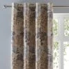 Dunelm Folk Tree Blue Eyelet Curtains 1 Dunelm Folk Tree Blue Eyelet Curtains -Dunelm Shop 30809383