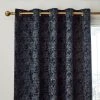 Dunelm Mottled Chenille Navy Eyelet Curtains 2 Dunelm Mottled Chenille Navy Eyelet Curtains -Dunelm Shop 30810044