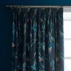 Natural History Museum Kingfisher Peacock Pencil Pleat Curtains 1 Natural History Museum Kingfisher Peacock Pencil Pleat Curtains -Dunelm Shop 30810079
