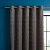 Natural History Museum Ditsy Coral Monochrome Eyelet Curtains 1 Natural History Museum Ditsy Coral Monochrome Eyelet Curtains -Dunelm Shop 30810093