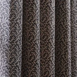 Natural History Museum Ditsy Coral Monochrome Eyelet Curtains 10 Natural History Museum Ditsy Coral Monochrome Eyelet Curtains -Dunelm Shop 30810093 alt02