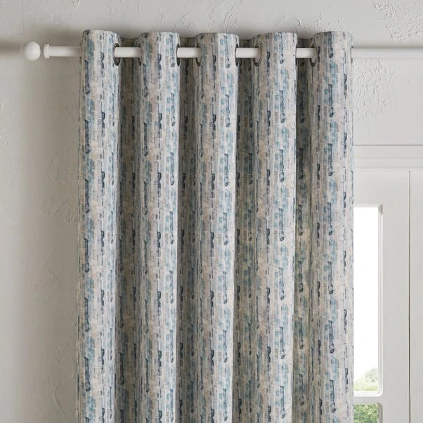 Natural History Museum Shoreline Seafoam Eyelet Curtains 3 Natural History Museum Shoreline Seafoam Eyelet Curtains