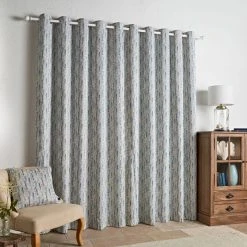 Natural History Museum Shoreline Seafoam Eyelet Curtains 11 Natural History Museum Shoreline Seafoam Eyelet Curtains -Dunelm Shop 30810103 alt04