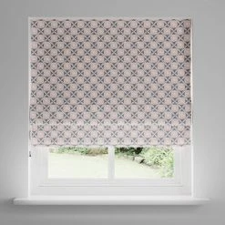 Dunelm Global Daisy Navy Blackout Roman Blind -Dunelm Shop 30810191 alt04