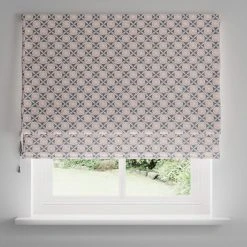 Dunelm Global Daisy Navy Blackout Roman Blind -Dunelm Shop 30810191 alt06