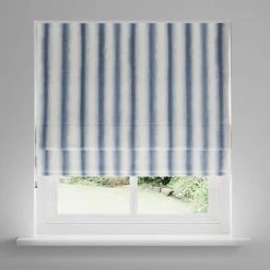 Dunelm Global Shibori Navy Roman Blind 8 Dunelm Global Shibori Navy Roman Blind -Dunelm Shop 30810196 alt04