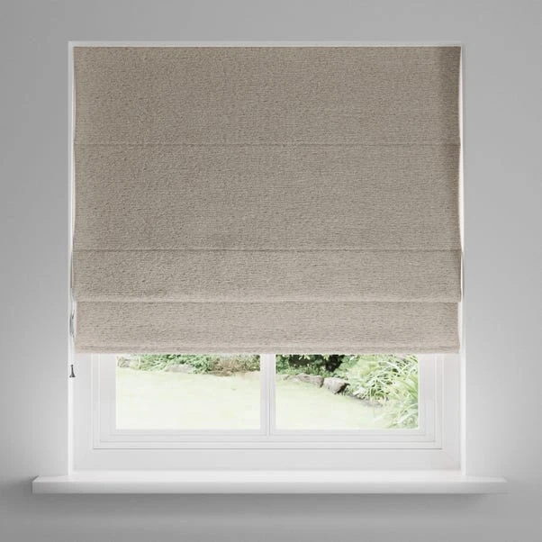 Dunelm Textured Chenille Mushroom Roman Blind 5 Dunelm Textured Chenille Mushroom Roman Blind - Image 3