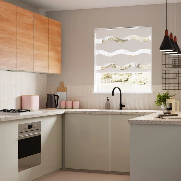 Dunelm Wave Day & Night White Roller Blind 3 Dunelm Wave Day & Night White Roller Blind