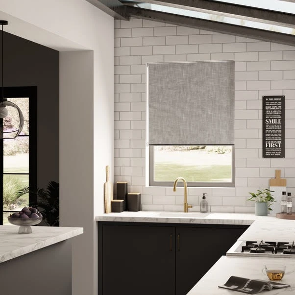 Dunelm Hadley Blackout Grey Roller Blind 3 Dunelm Hadley Blackout Grey Roller Blind