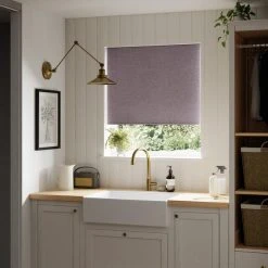 Dunelm Luna Thistle Blackout Roller Blind