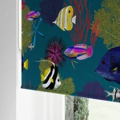 Natural History Museum Reef Roller Blind 7 Natural History Museum Reef Roller Blind -Dunelm Shop 30810306 alt03