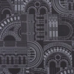 Natural History Museum Waterhouse Black Roller Blind 9 Natural History Museum Waterhouse Black Roller Blind -Dunelm Shop 30810321 alt05