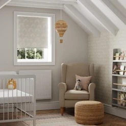 Dunelm Rainbow Twist Safe Natural Roller Blind