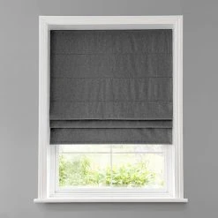 Dunelm Luna Charcoal Blackout Roman Blind 13 Dunelm Luna Charcoal Blackout Roman Blind -Dunelm Shop 30810366 alt05