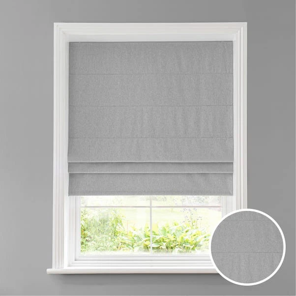 Dunelm Luna Dove Grey Blackout Roman Blind 4 Dunelm Luna Dove Grey Blackout Roman Blind - Image 2